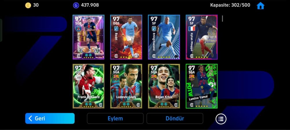 Efotboll акаунт гатовы