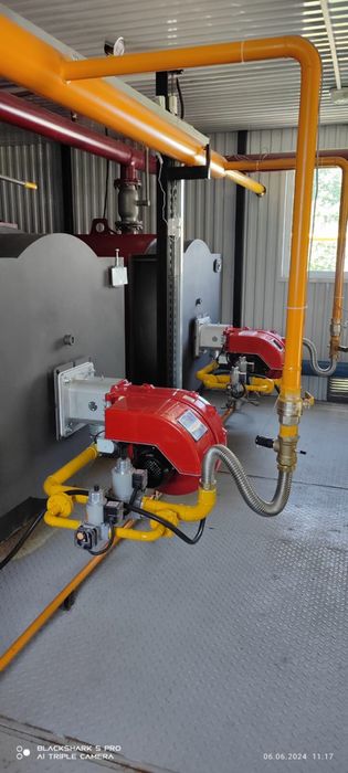 Котел водогрейный. Котел Горелка. Модульная котельный.