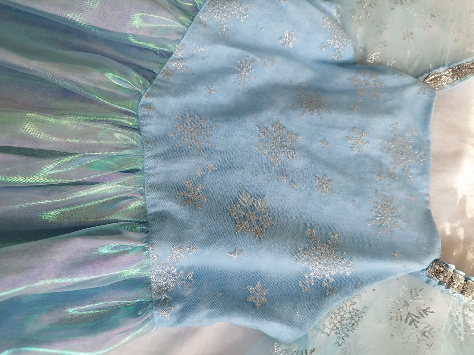 Платье голубое для девочки