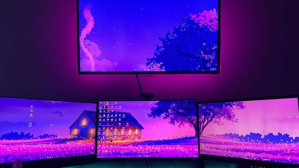 Simulator Curse, Triple screen, ryzen 7 - rtx 5060