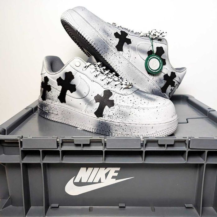 Nike AirForce 1 Chrome Hearts