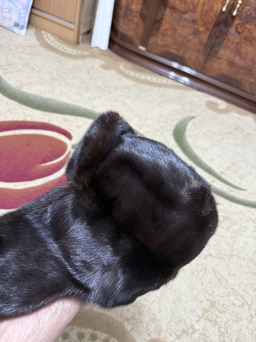 Норковая шапка мужская