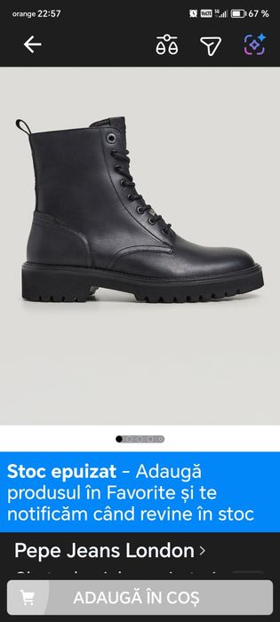 Ghete Pepe Jeans London 43