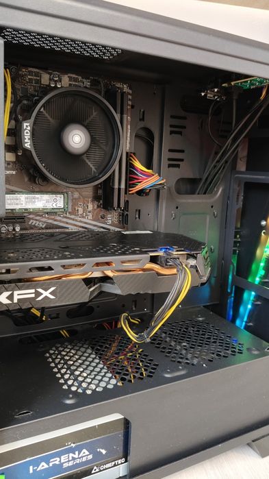 Pc gaming Rx 580 8gb/Ryzen 3 4100/16gb ram Gta V Fortnite Cs 2