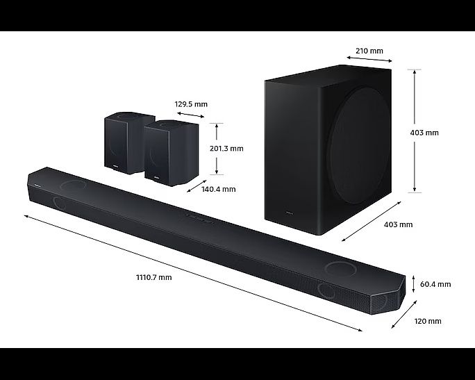 Soundbar Samsung HW-Q930C, 9.1.4 ch, 540W, Dolby Atmos - IN GARANTIE