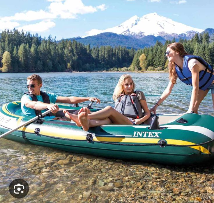 Barca Intex Seahawk 2, pompa si vasle incluse