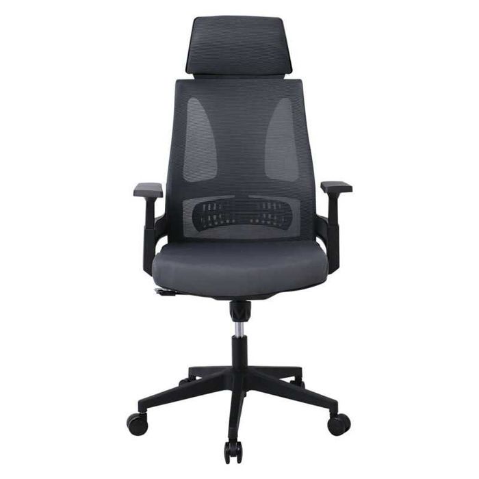 Стол, Manager, Сив, Черен, Текстил, 65х64х127см.