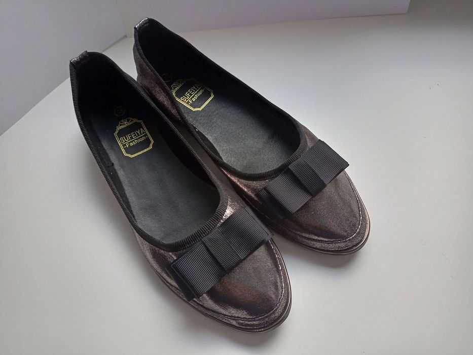 Балетки тканевые. Новые. Размер 37-38