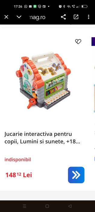 Casuta educationala interactiva 18m+