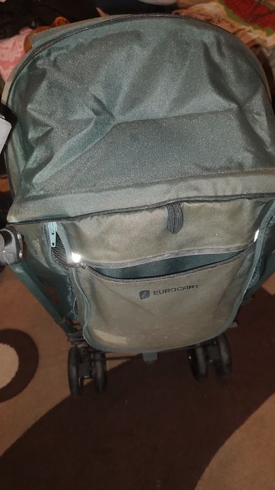 Vând căruț pentru copil, model sport, 2 în 1, marca Eurocart