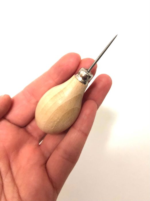 кожарско шило за работа с кожа 3 модела, Италия, високо качество