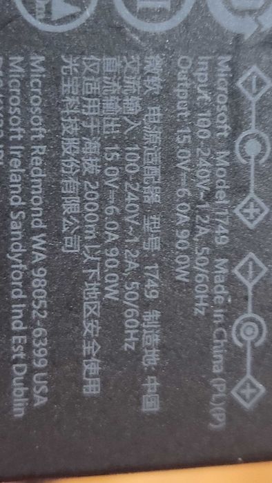 Incarcator Microsoft 1749 Surface Pro 4 Docking Station fuctional