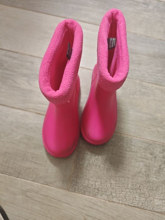 Vând cizme cauciuc , fetiță,roz 30-31