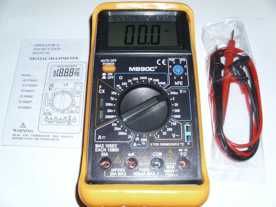 Multimetru digital M890C+, nou