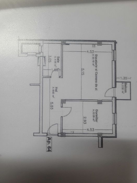 2 camere | 49.8 mp + parcare | Etaj intermediar | la cheie | Zona Lidl