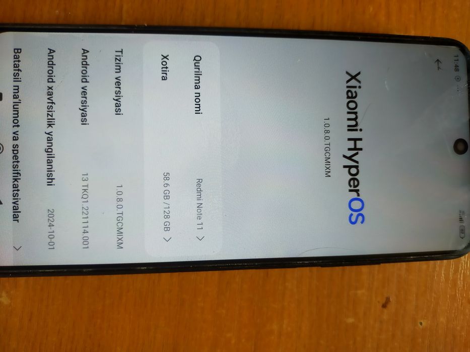 Redmi not 11 128 гб