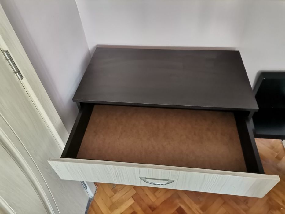 Комплект спално обзавеждане - Приста+матрак 140/200/+гардероб+скрин/