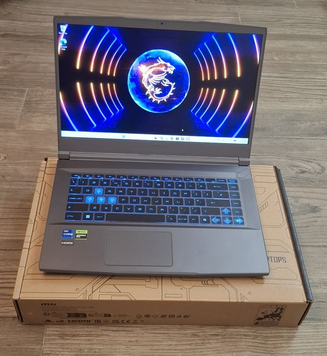 Геймърски Лаптоп | MSI Thin 15 | I7 13620H | 16 GB RAM | 512 SSD | RTX 4050