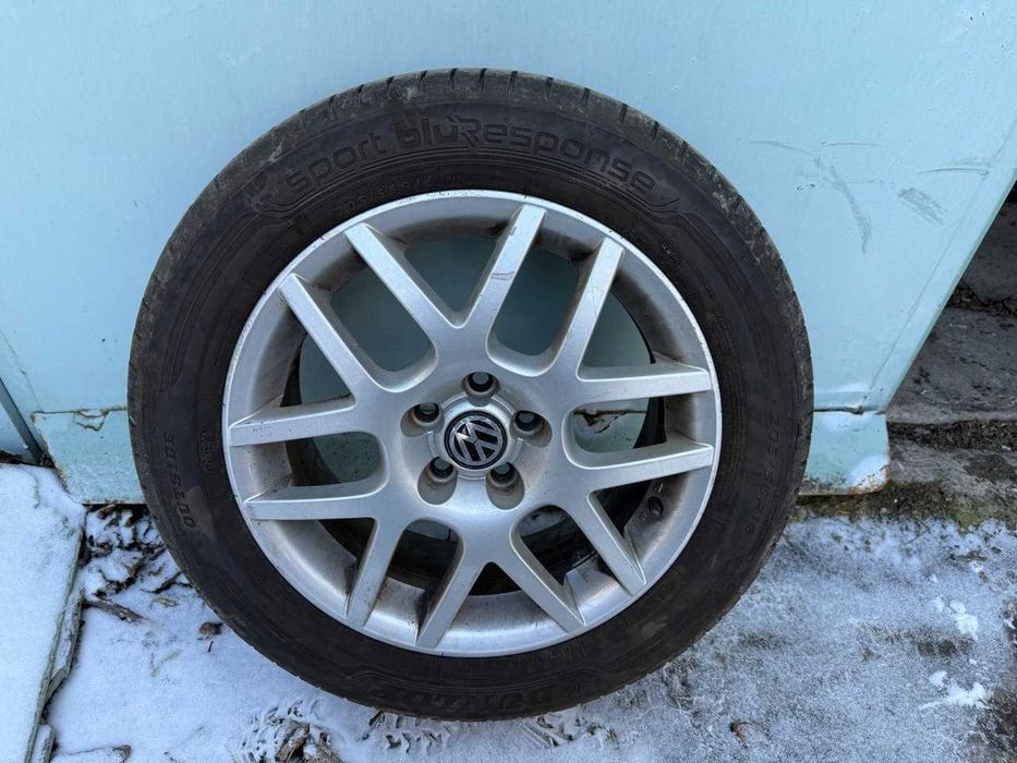 BBS 16” 5x100 с нови летни гуми Dunlop BluResponse DOT 09/25