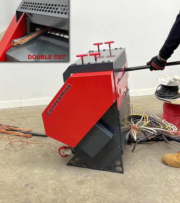 Mașină de decojit cabluri 1–55 mm pentru reciclare rapidă