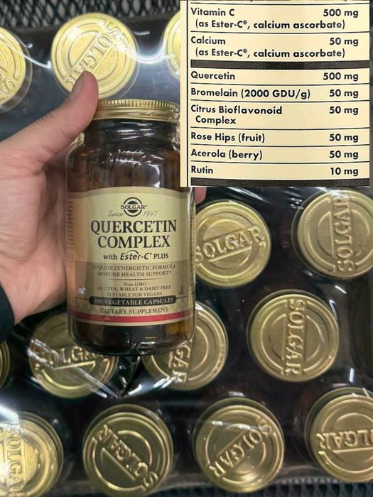 ДОСТАВКИ НЕТ Solgar кварцетин + Ester C , 100капсул 280 000 Made USA