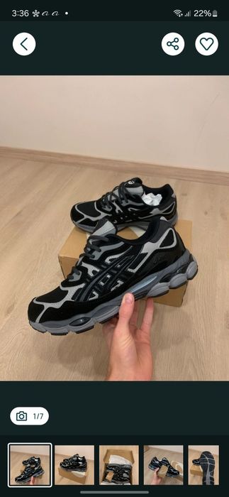 Asics Gel NYC negrii (41,42,43,44)