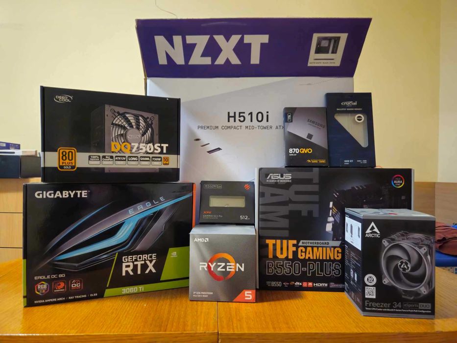 [На части / Цял] Геймърски компютър [RTX 3060 Ti] [AMD Ryzen 5 3600x]