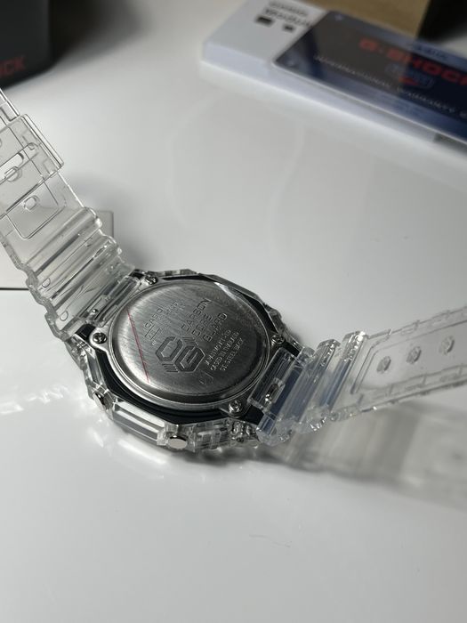 Ceas Casio G-Shock (CasiOak) Transparent / Argintiu (Skeleton)