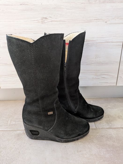 Ботуши от набук Rieker