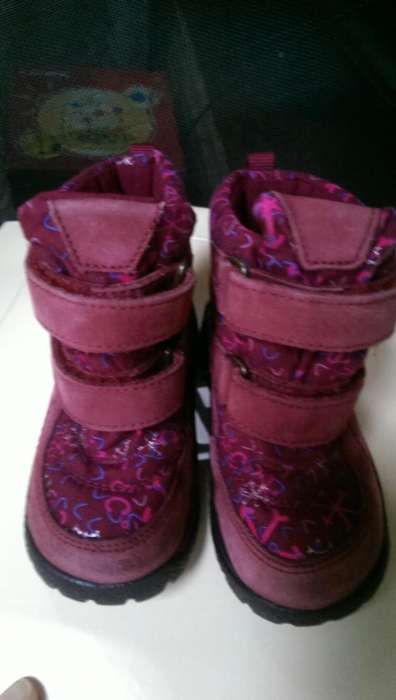 Cizme ghete Elefanten nr. 21, int. 14 cm, piele intoarsa si membranTex