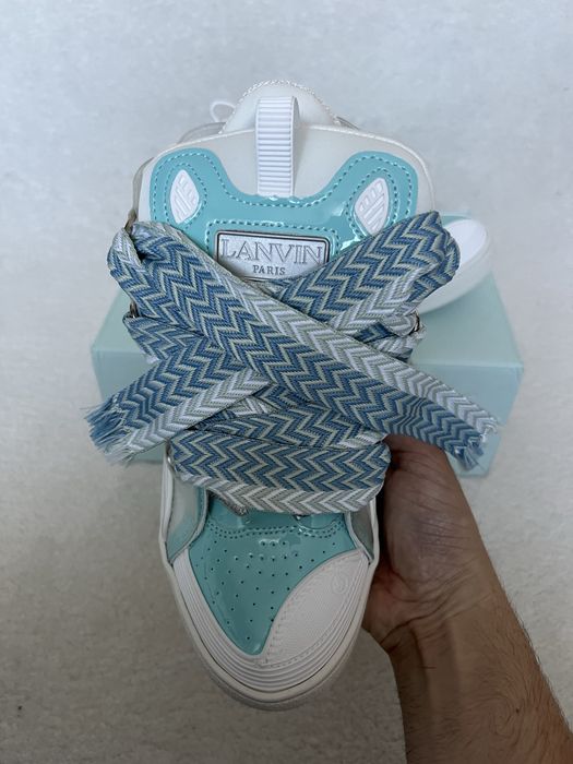 Lanvin Curb BabyBlue/ White