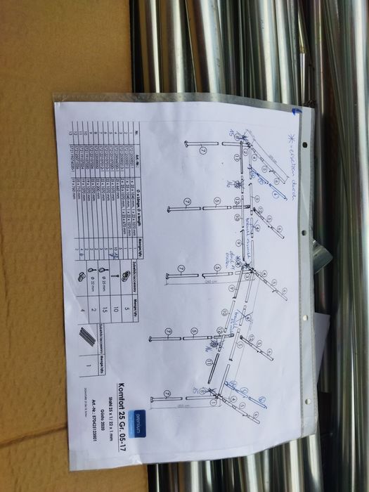 Нов Форцел за каравана с рейки летен зимен Güsto