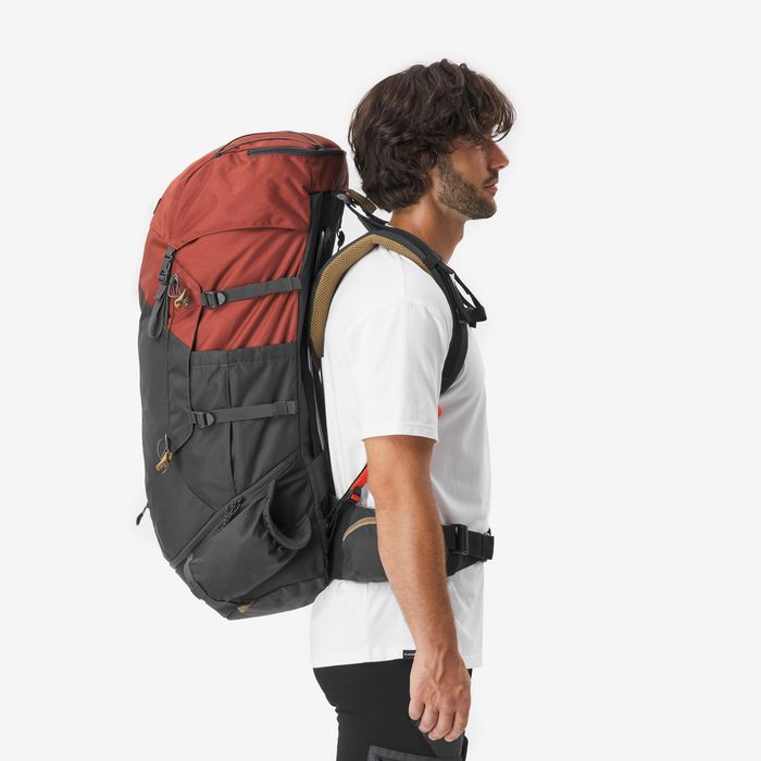 Rucsac Trekking cu husă ploaie Mt100 - produs resigilat Decathlon