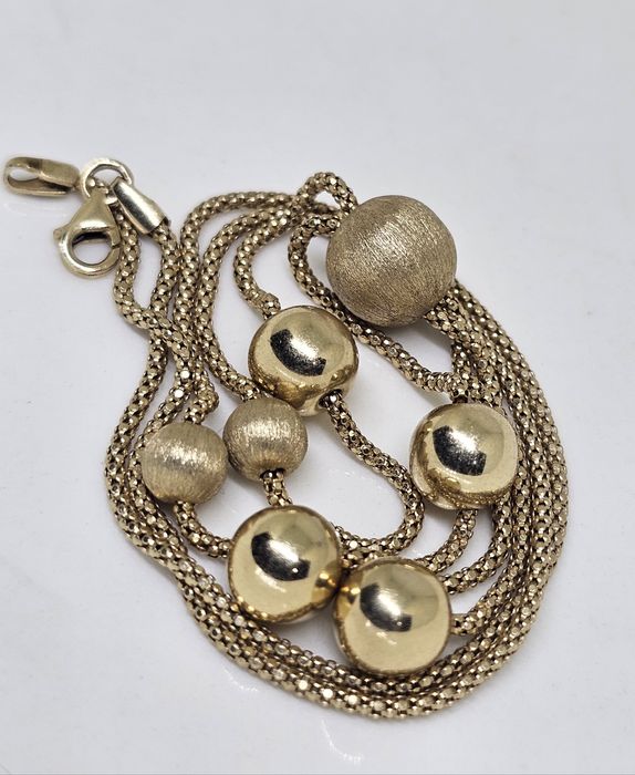 Колье жёлтое 585проба