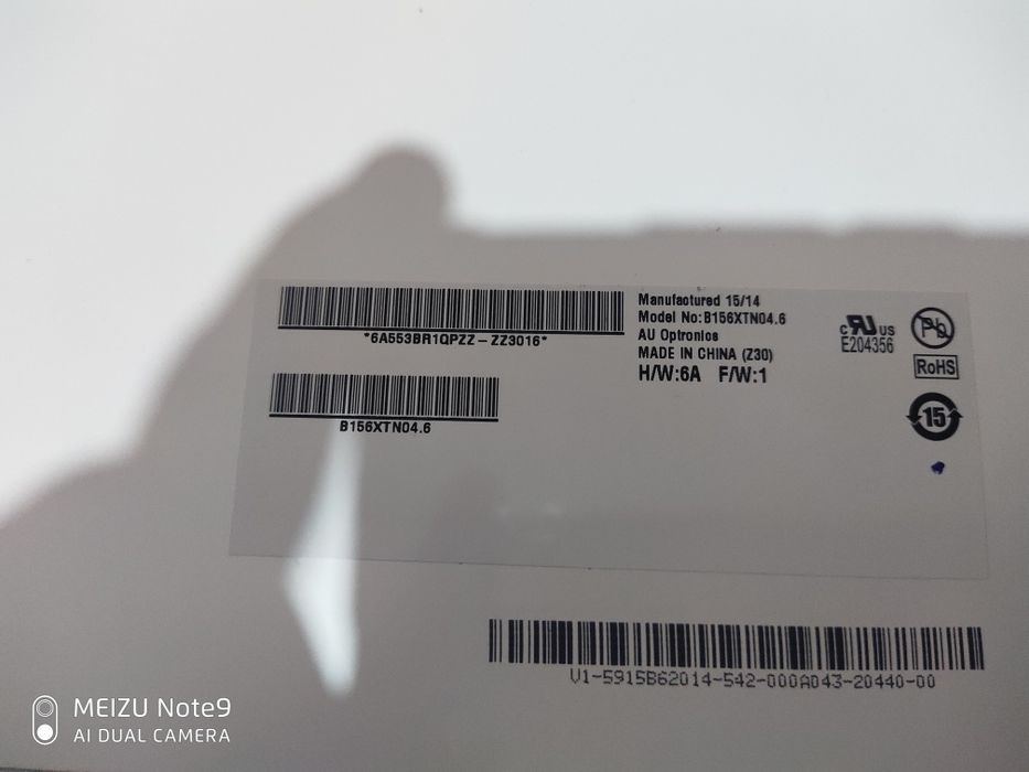 Display laptop B156XTN04.6 asus