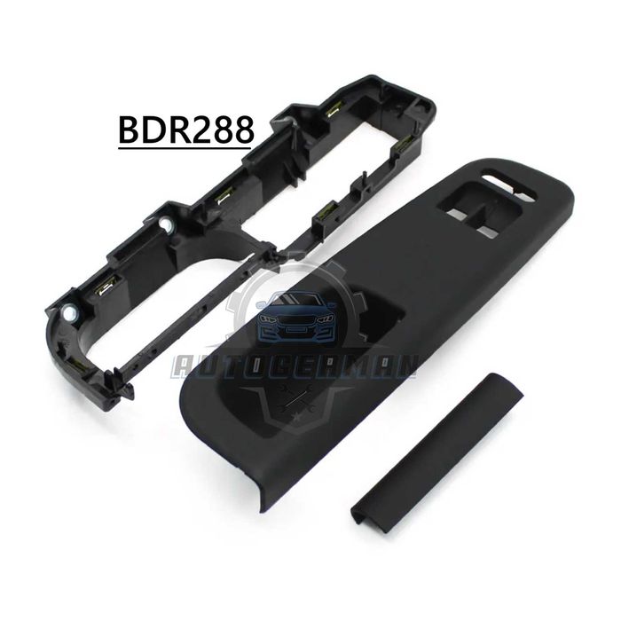 Панел за VW Passat B5 с 2 ел стъкла цвят черен комплект с основа пасат