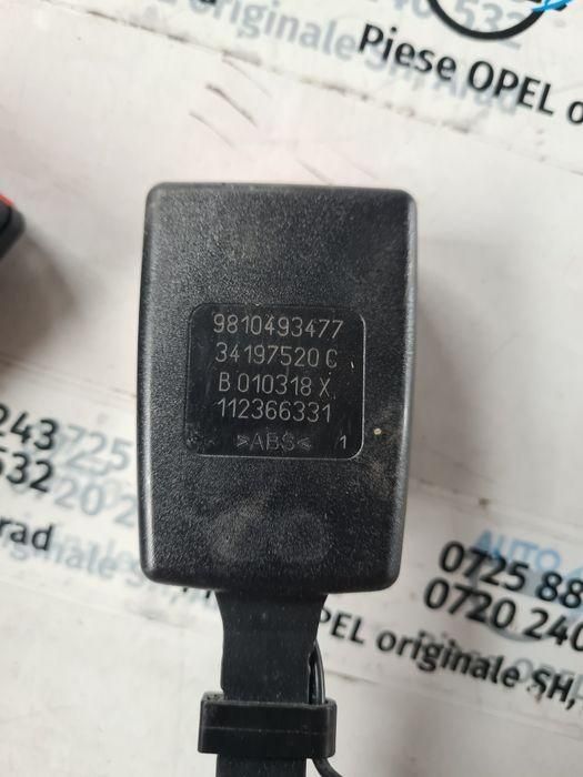 Lacat centura spate dreapta spate Peugeot 3008