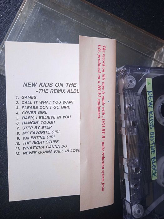 New Kids on the Block - The Remix Album - аудио касета