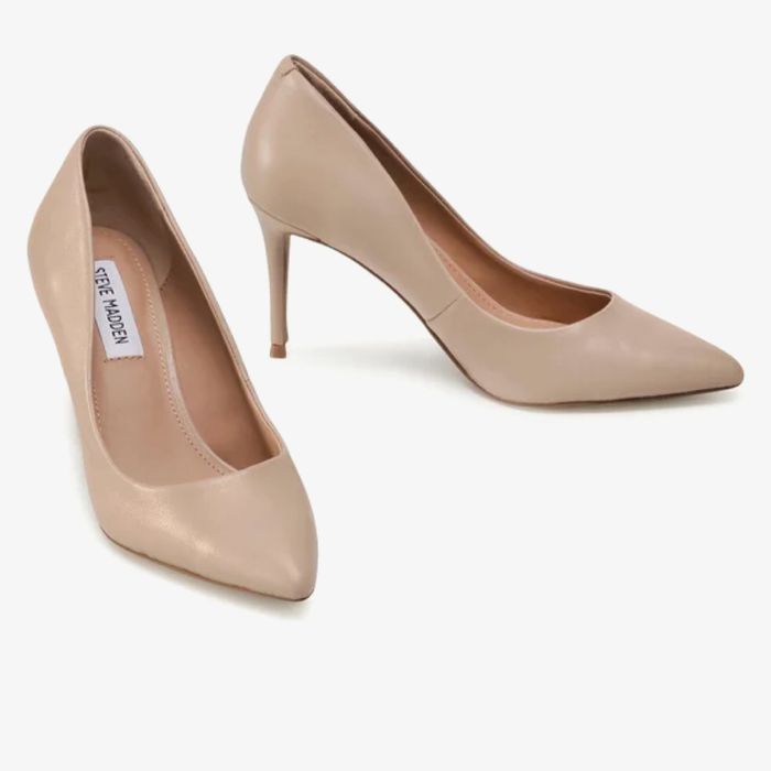 Обувки на ток Steve Madden естествена кожа