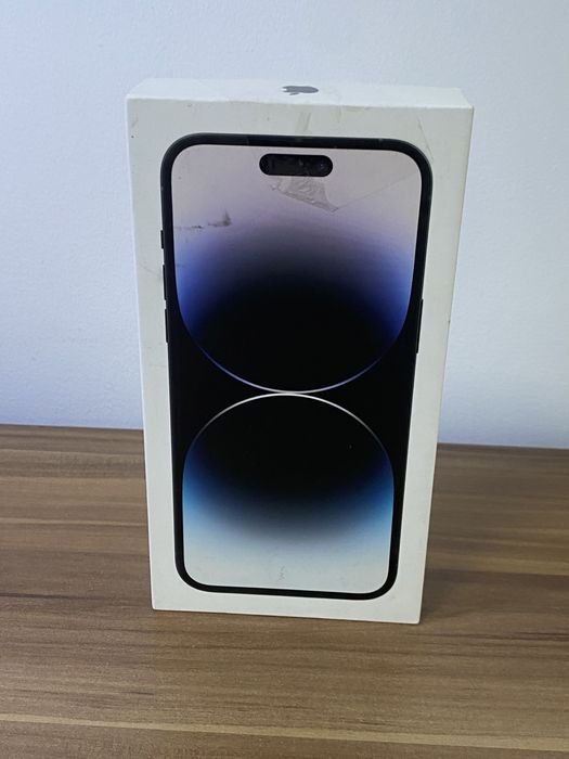 iPhone 14 Pro Max, 256 GB, Deep Purple,  Sticla Spate Sparta, ESIM, Camera spate nu este originala
