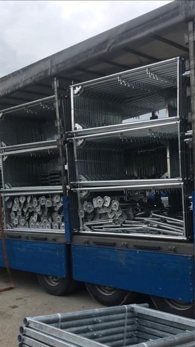 Фасадно рамково скеле ново поцинкована стомана цена качество