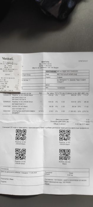 Realme 14 5G 8GB/256RAM