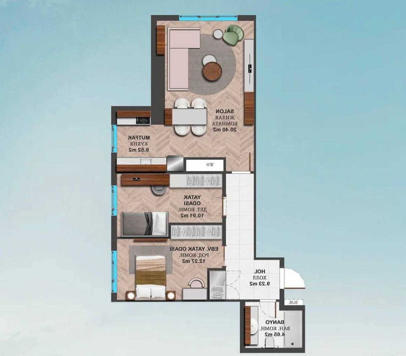 ПРОДАЕТСЯ 3/25/51 Новостройка ЖК Nest One Ор-р: Дружба народов