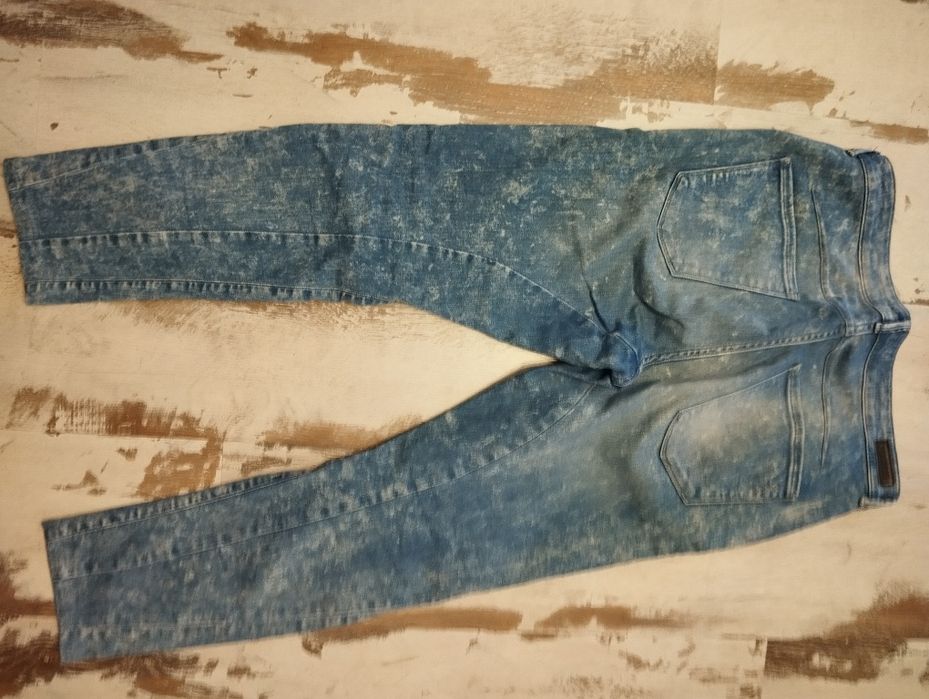 Дамско синьо дънки