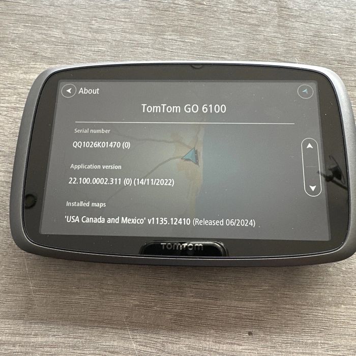 Gps Tomtom Go 6100 complet ,perfect functional