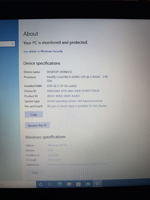 лаптоп Lenovo V310-15ISK + чанта за лаптоп