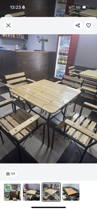 Столы и стулья в комплекте