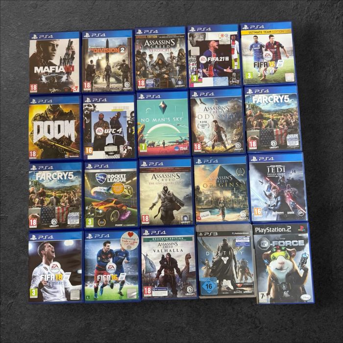 Lot 20 Jocuri PS2,3,4