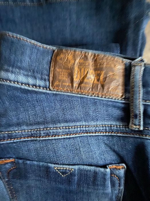 Blugi Diesel Livier Flare, super slim, low waist, W25-L32 - Noi