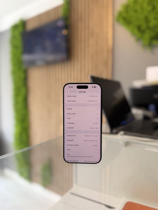 **ATS GSM**iPhone 17  Pro 512Gb/ Baterie100%/Grad A/Fact+Gar 12 luni